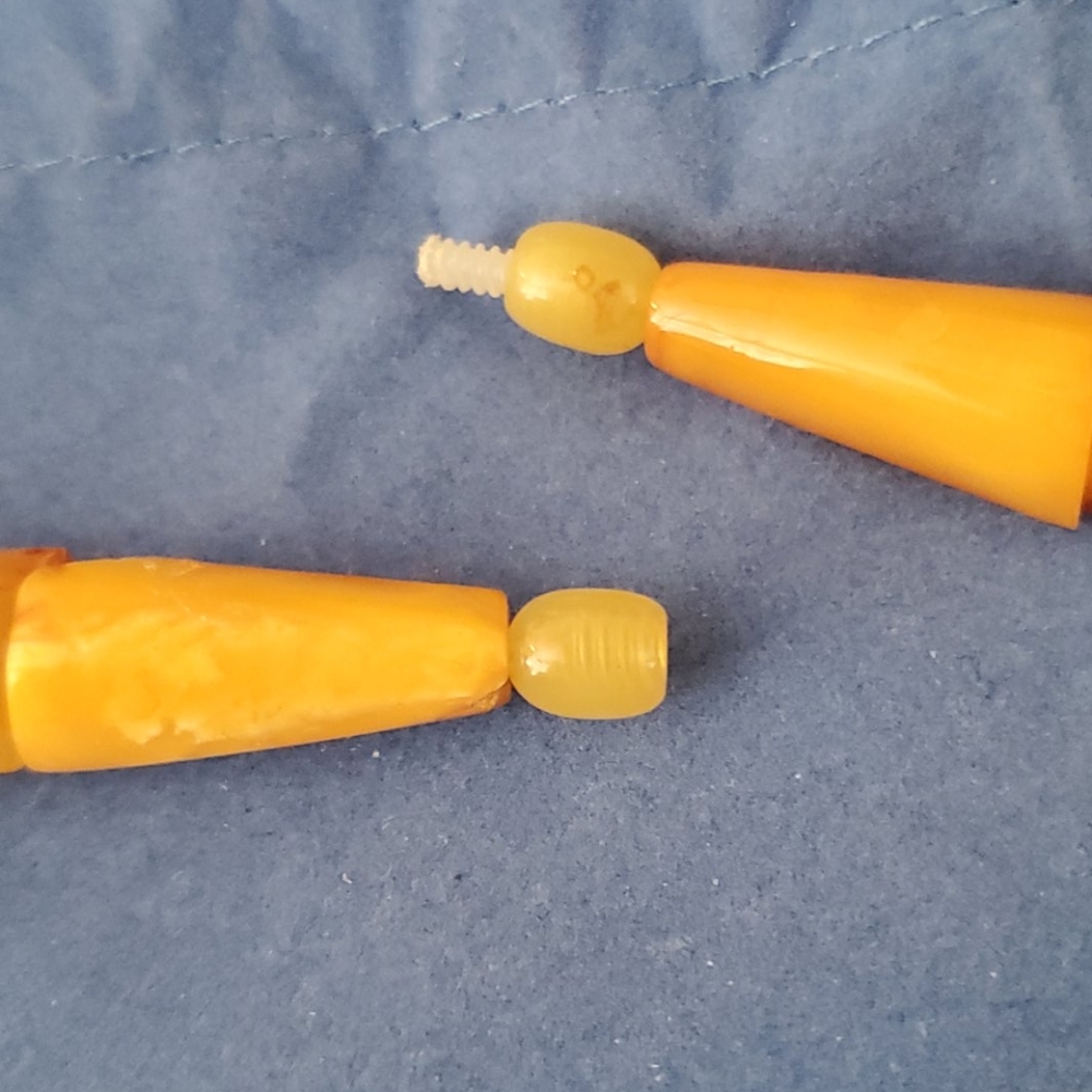 VINTAGE AMBER SET - Picture 3 of 10